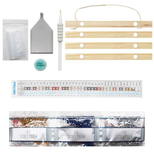 8.5" x 11" Still Life Table Diamond Art Kit with Wooden Frame by Make Market®